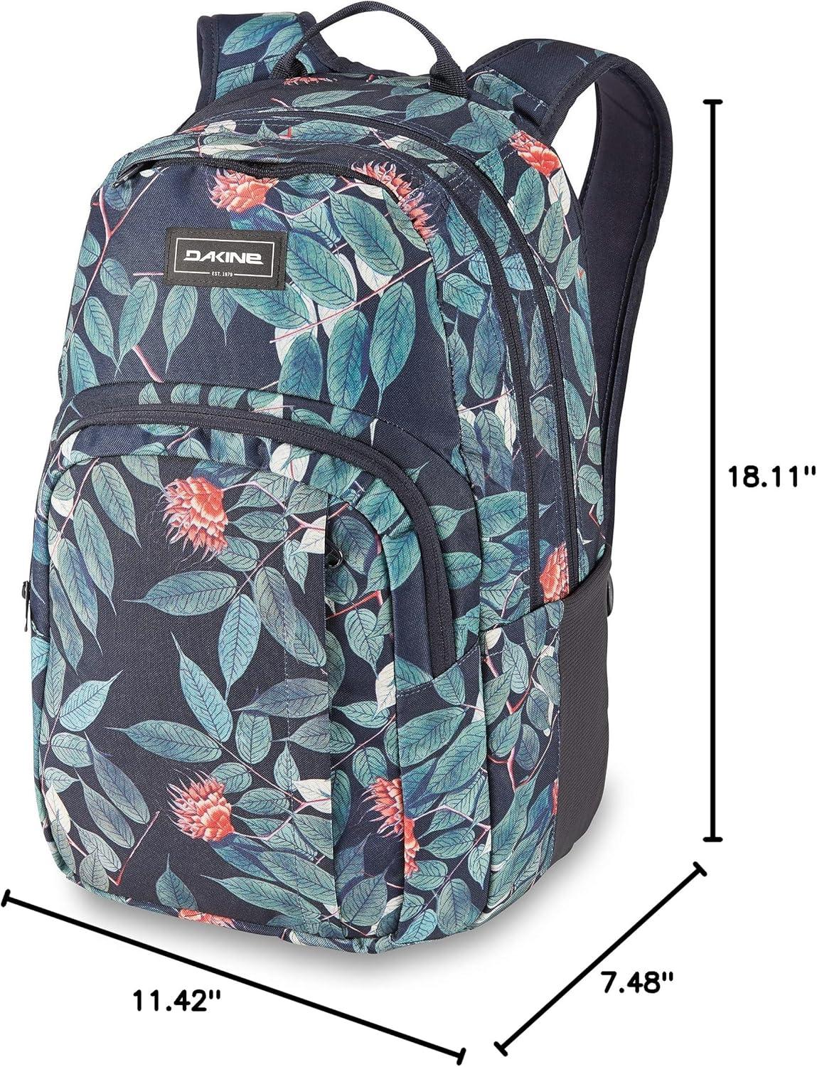 image:imageDakine Campus Backpack 25L Hawaii Asphalt Checker One SizeEucalyptus Floral