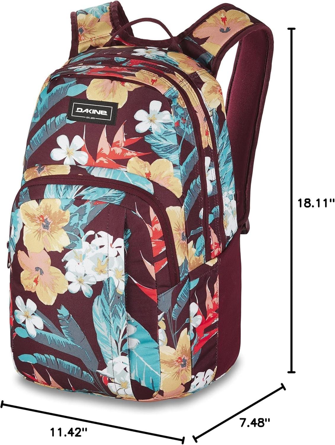 image:imageDakine Campus Backpack 25L Hawaii Asphalt Checker One SizeFull Bloom