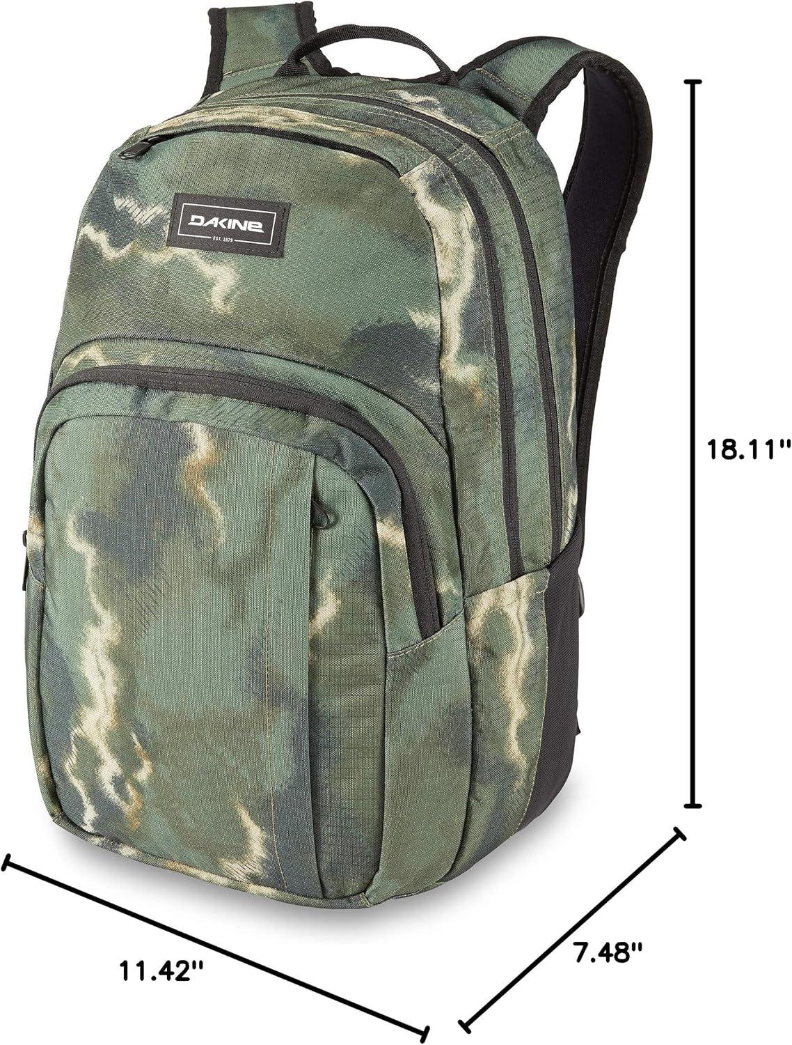 image:imageDakine Campus Backpack 25L Hawaii Asphalt Checker One SizeOlive Ashcroft Camo