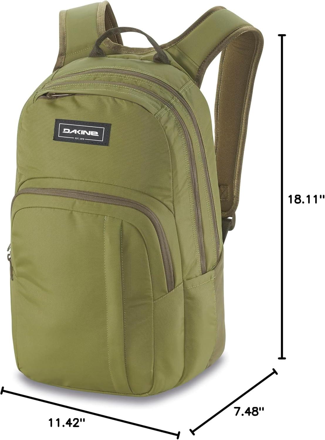 image:imageDakine Campus Backpack 25L Hawaii Asphalt Checker One SizeUtility Green