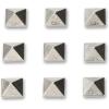 Pyramid Studs Snowboard Stomp Pad(Chrome)