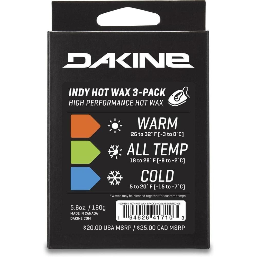 image:imageDakine Indy Hot Wax 3Pack 160G  Assorted One Size