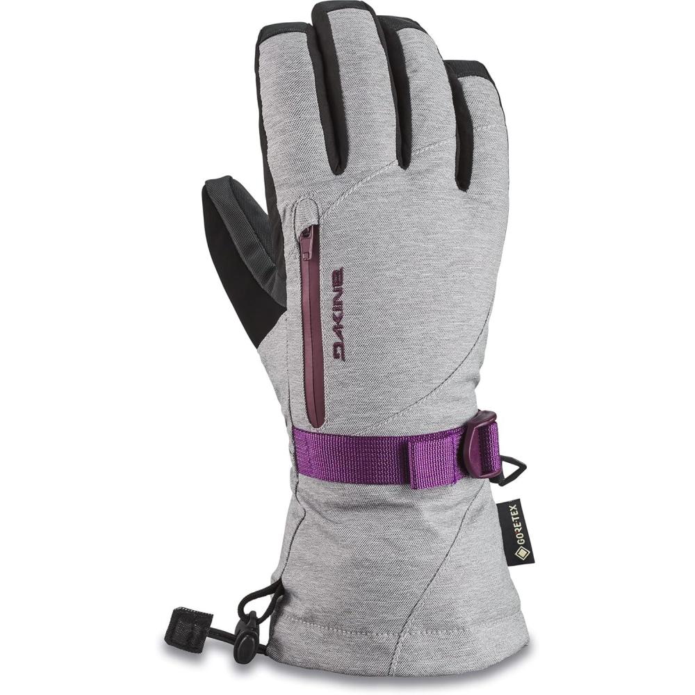 image:imageDakine Womens Sequoia GoreTex Snowboard amp Ski GlovesSilver Gray