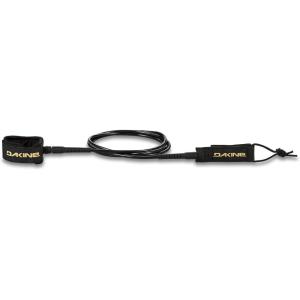Dakine Longboard Surf Leash(9′ x 1/4″ Ankle – Black/Yellow)