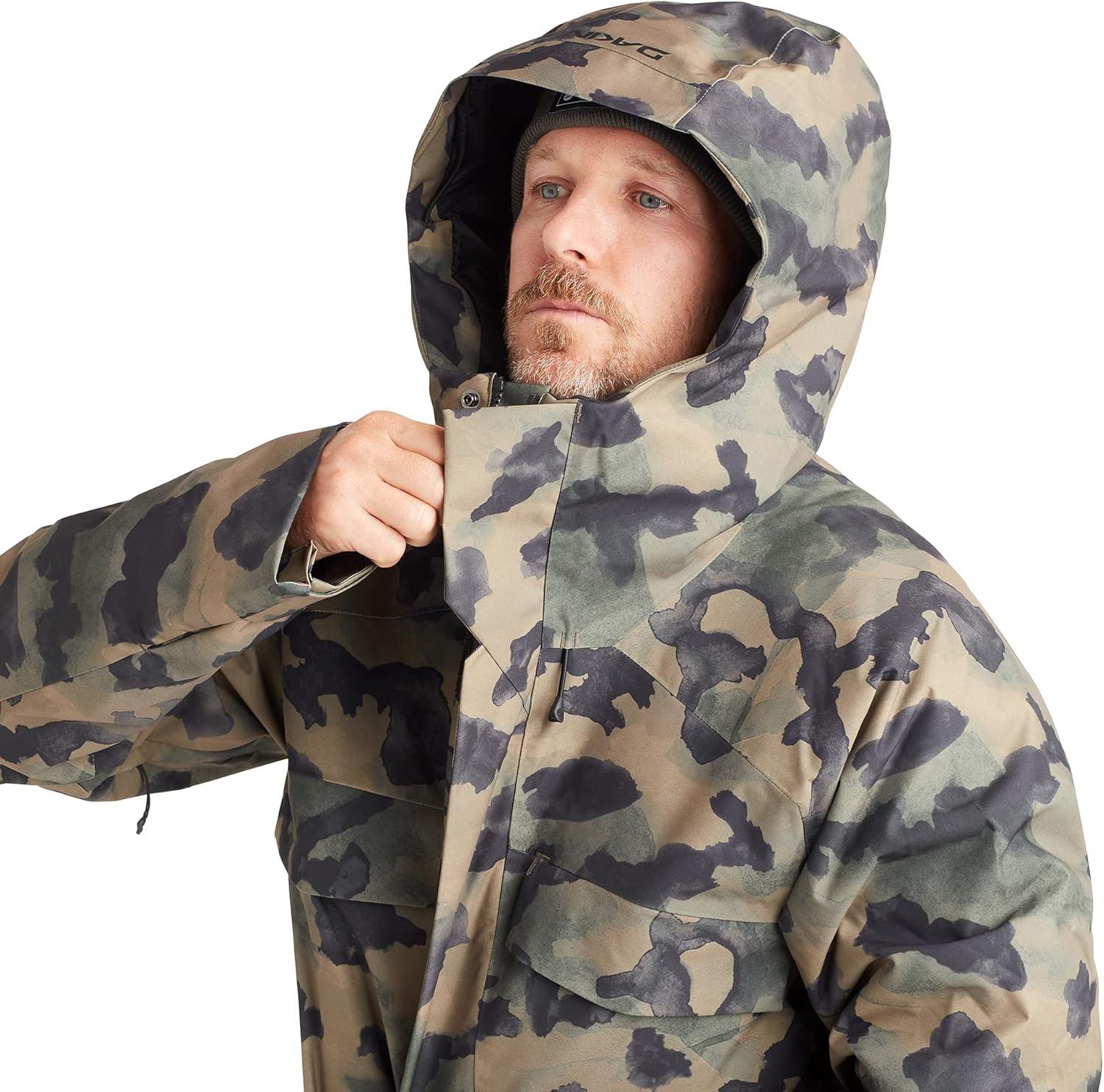 image:imageDakine mens Reach 20k Insulated Parka Waterproof Recycled Snow Jacket Pfasfree Oekotex CertifiedCamo