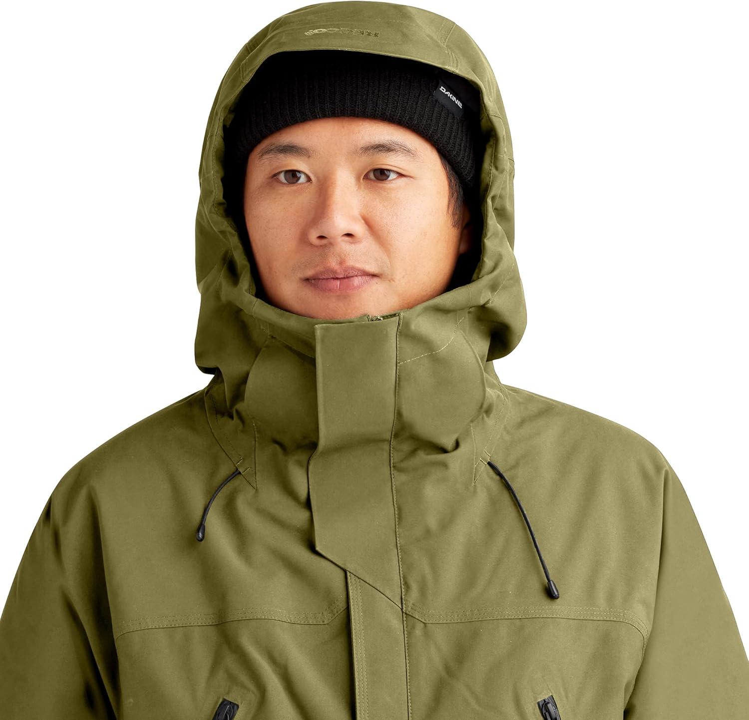 image:imageDakine mens Reach 20k Insulated Parka Waterproof Recycled Snow Jacket Pfasfree Oekotex CertifiedOlive