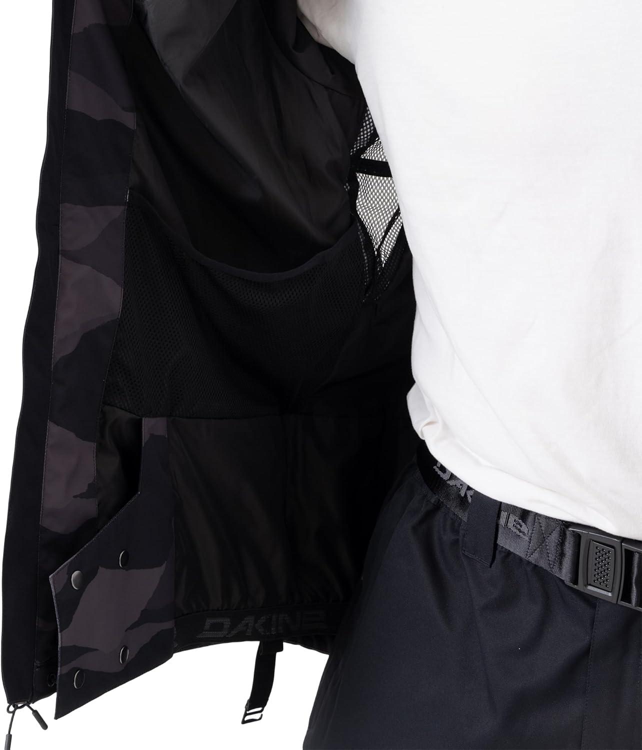 image:imageDakine mens Siphon 10k Shell Jacket Waterproof Breathable Taped SeamsBlk Ink