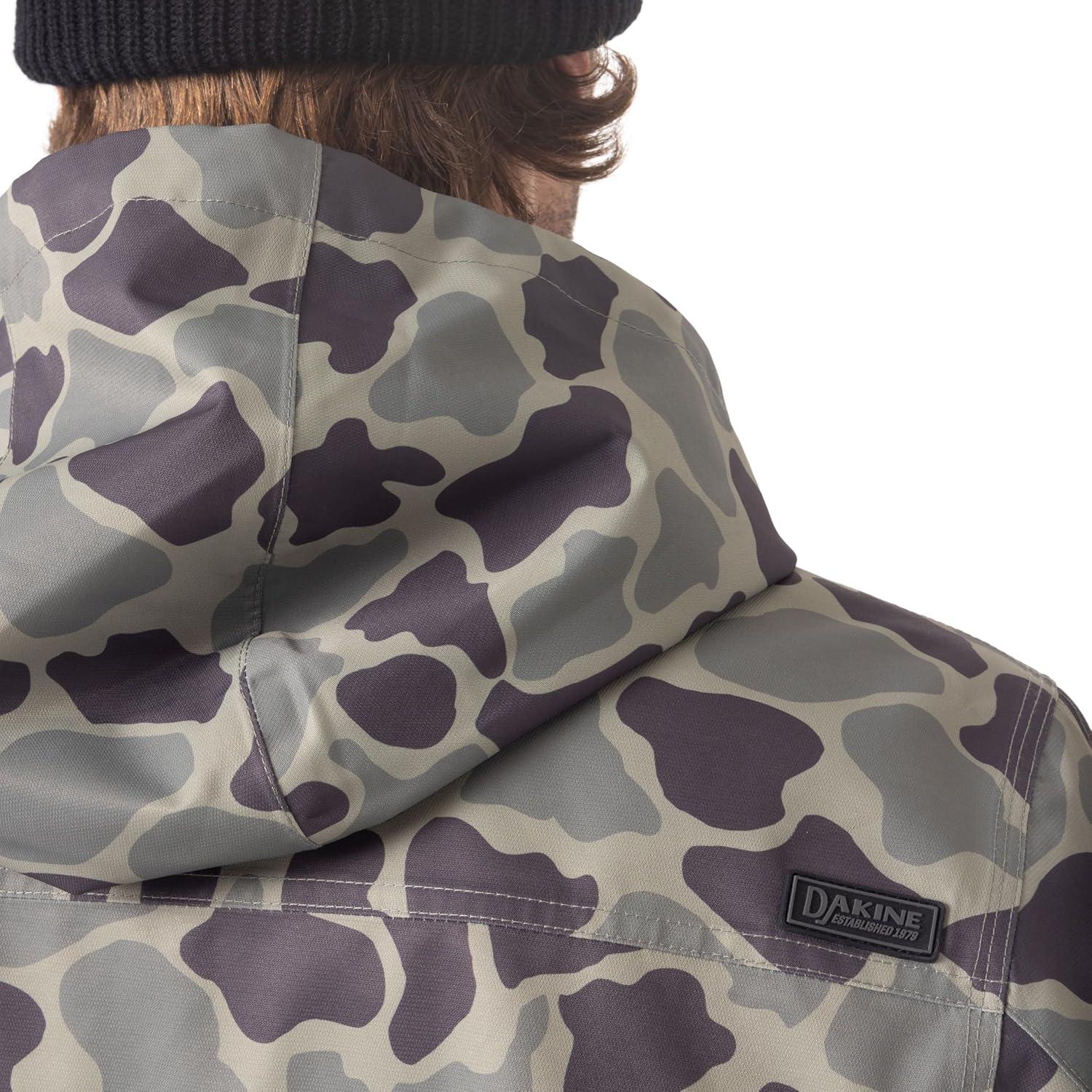image:imageDakine mens Staple Jacket10k Waterproof Insulated Snow Jacket PfasfreeGreen Camo