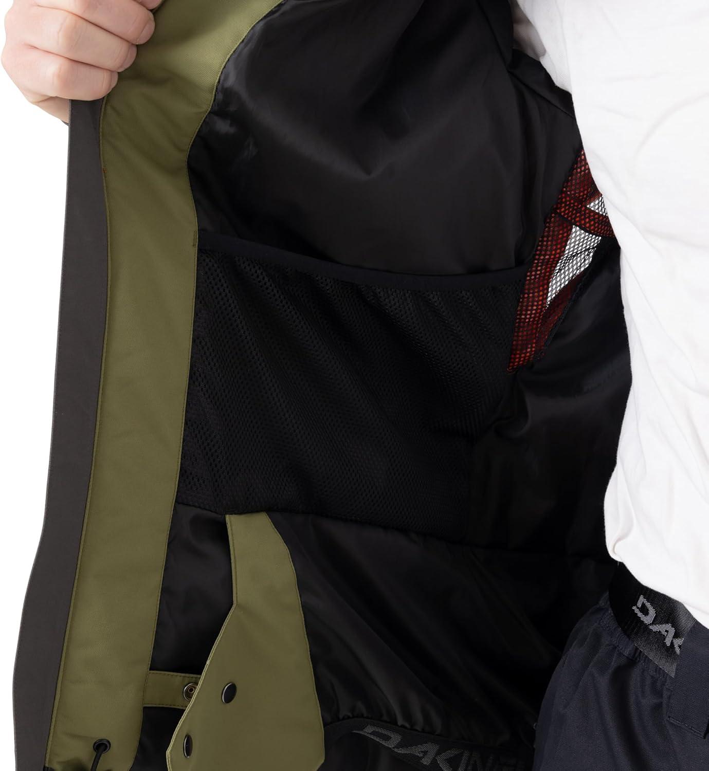 image:imageDakine mens Triton Jacket 15k Waterproof Insulated Snow Jacket Pfasfree Recycled 2layer FabricAsh