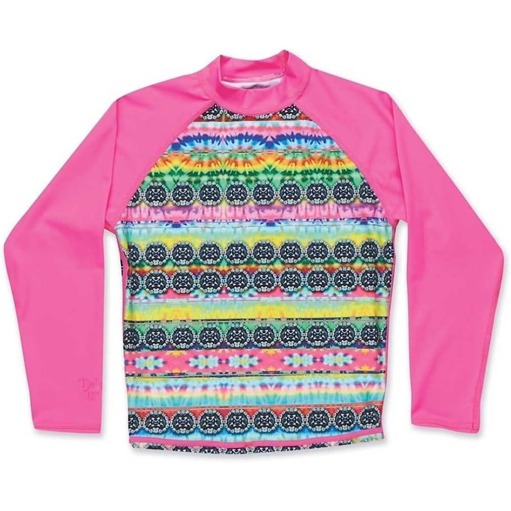 image:imageDakine Girls Classic Long Sleeve Rash GuardCosmic Gem