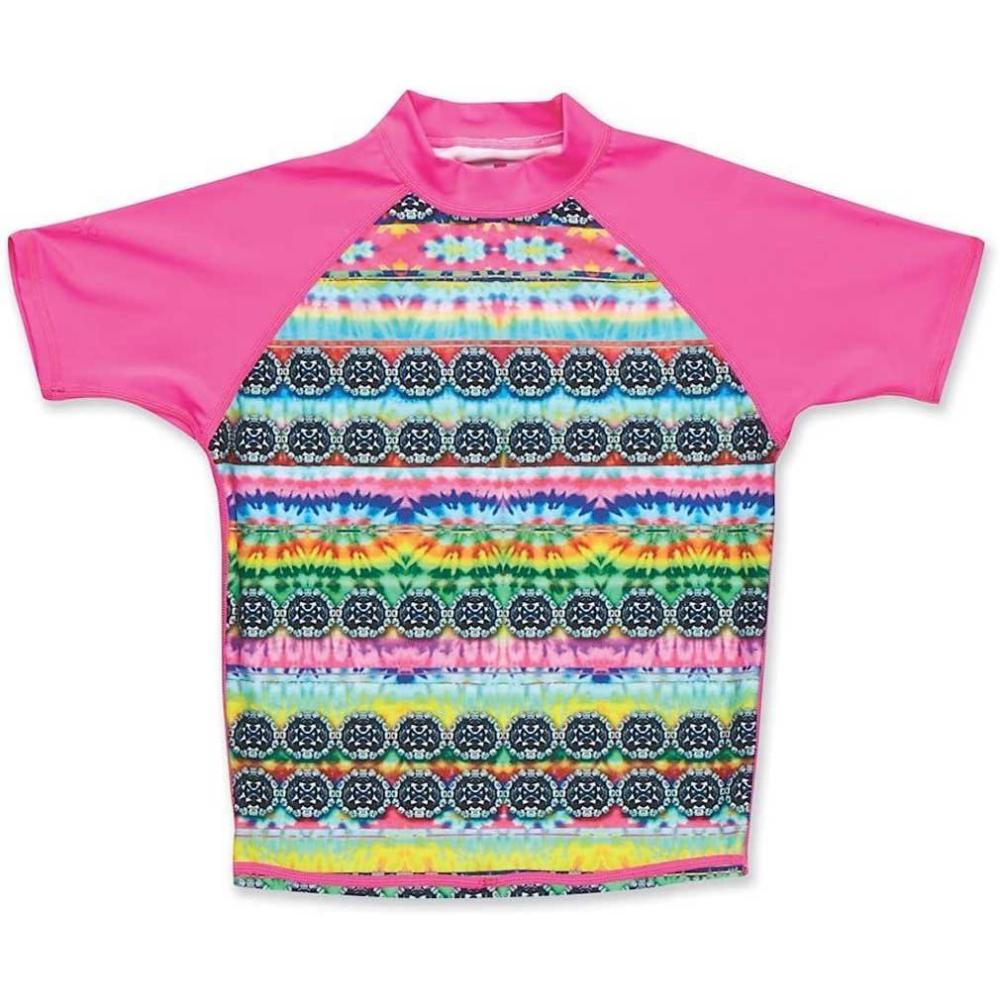 image:imageDakine Girls Classic Short Sleeve Rash GuardCosmic Gem