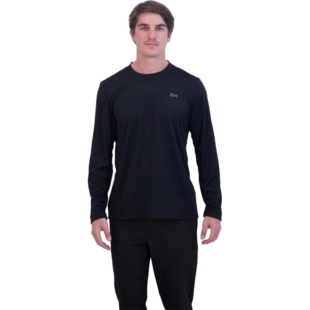 image:imageDakine Mens Long Sleeve Bike Jersey  Recycled Airmesh Fabric UPF 30 Wicking amp Odor ControlBlack