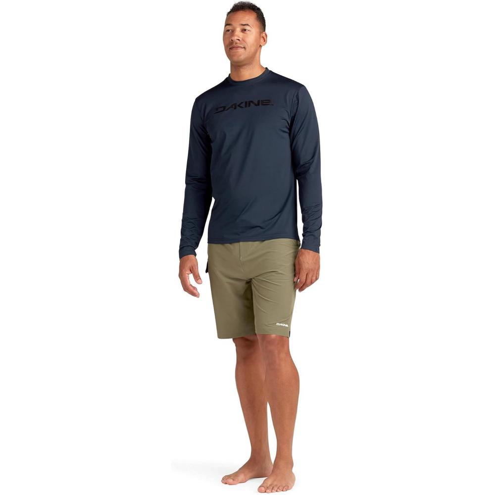 image:imageDakine Mens Roots Loose FIT Long Sleeve Rashguard SURF Shirt CrewInk