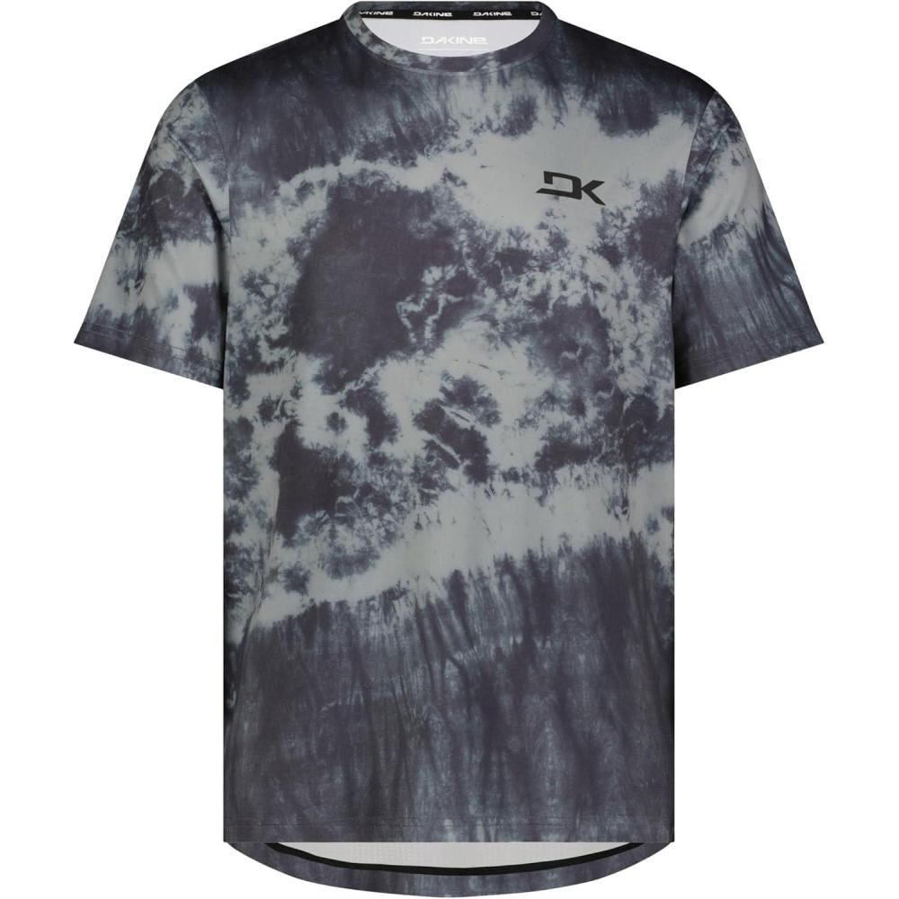 image:imageDakine Mens Syncline 20 Short Sleeve Bike Jersey  Airmesh Fabric Wicking amp Odor ControlDark Waves