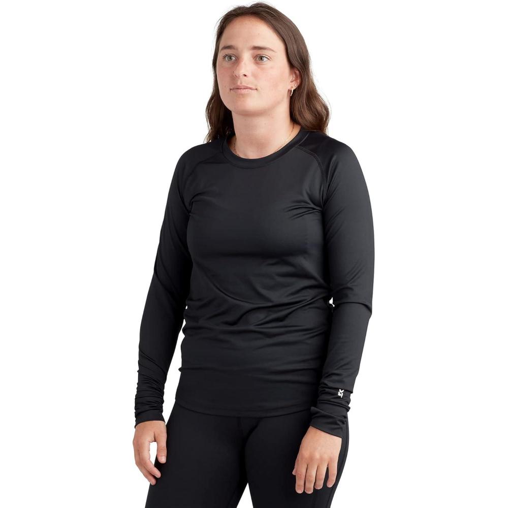 image:imageDakine Womens Lupine Long Sleeve Baselayer Crew Top Black Small