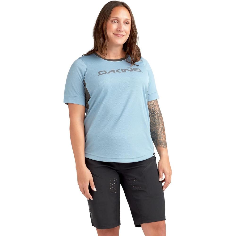 image:imageDakine Womens THRILLIUM Short Sleeve Bike JerseyCrest Blue