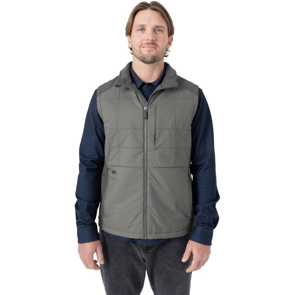 image:imageDakine mens Lightweight Mixed Media Vest Packable Stretch Panels Pfasfree Relaxed FitChimera