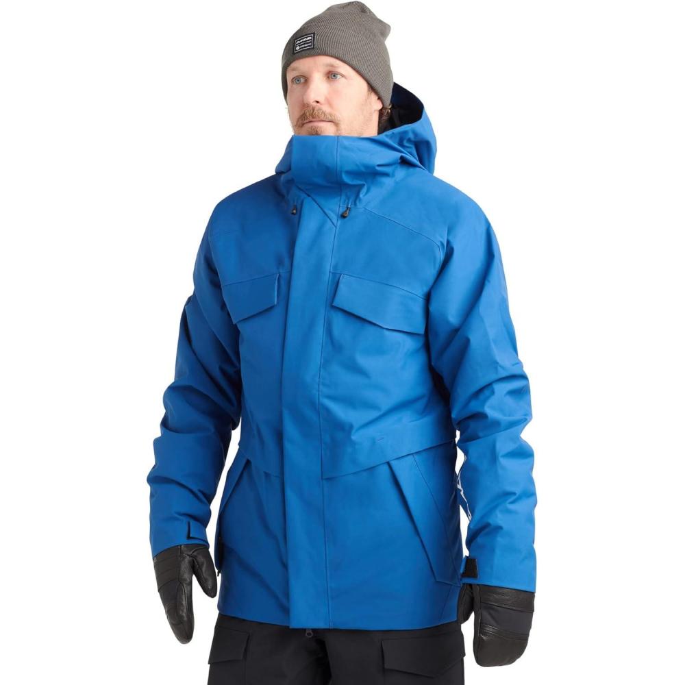 image:imageDakine mens Reach 20k Insulated Parka Waterproof Recycled Snow Jacket Pfasfree Oekotex CertifiedBlue
