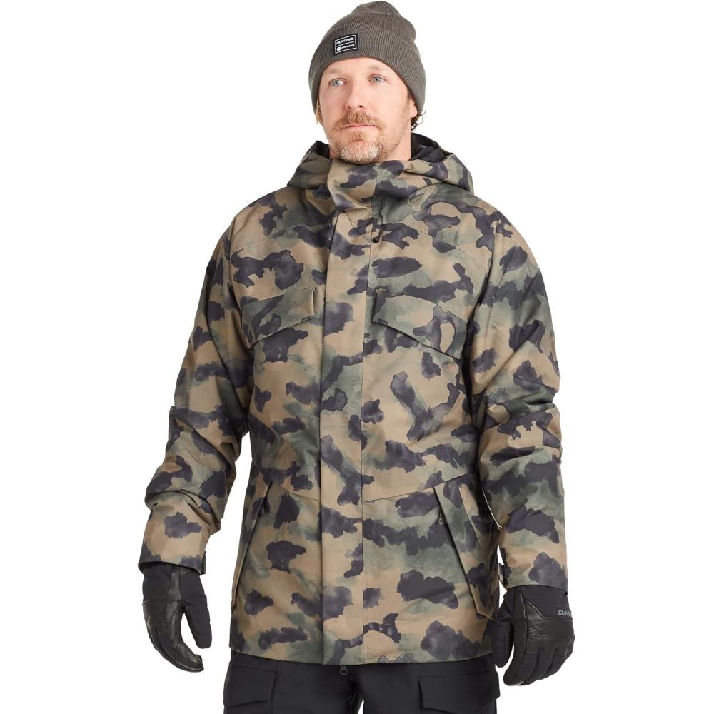 image:imageDakine mens Reach 20k Insulated Parka Waterproof Recycled Snow Jacket Pfasfree Oekotex CertifiedCamo