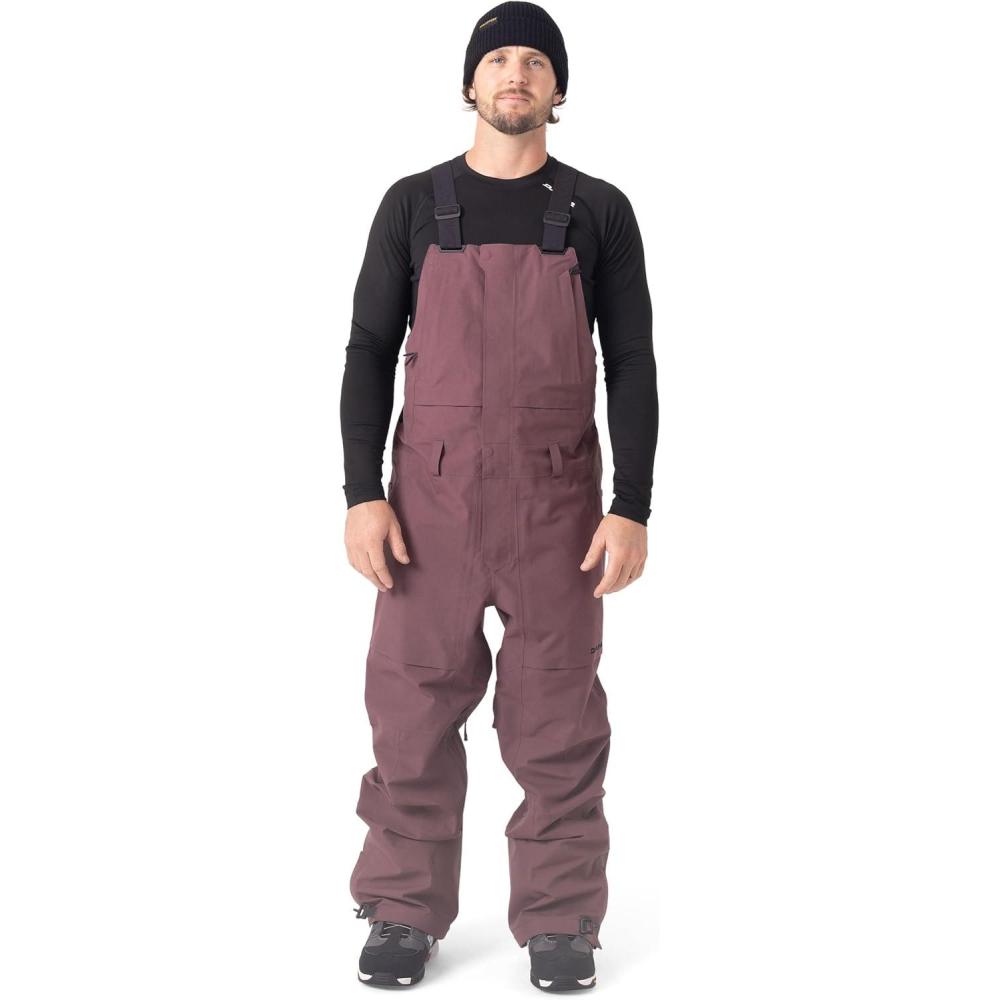 image:imageDakine mens Red Gerard Snow Bib Overalls 30k Waterproof 3layer Shell Pfasfree Fully TapedHuckleberry