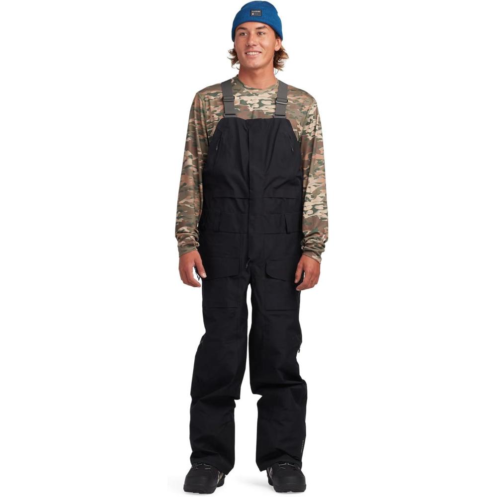image:imageDakine mens Stoker Goretex 3l Snow Bib Waterproof With Recco Pfasfree Fully Taped SeamsBlack