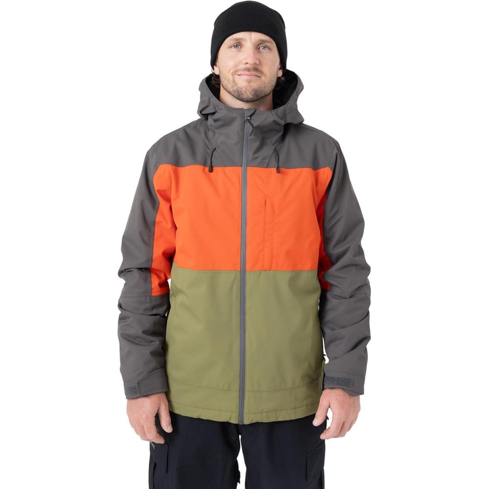 image:imageDakine mens Triton Jacket 15k Waterproof Insulated Snow Jacket Pfasfree Recycled 2layer FabricAsh