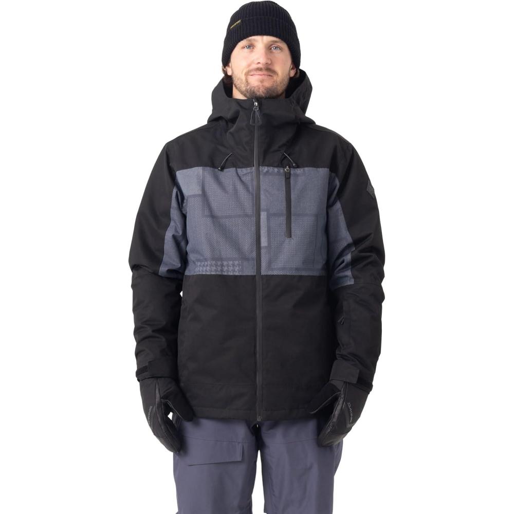 image:imageDakine mens Triton Jacket 15k Waterproof Insulated Snow Jacket Pfasfree Recycled 2layer FabricCharcoal