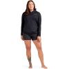 Dakine Women’s HD Loose FIT Long Sleeve Hooded SURF Shirt Rashguard(Black)
