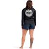 Dakine Women’s HD Loose FIT Long Sleeve SURF Shirt Rashguard Crew(Black)