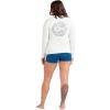 Dakine Women’s HD Loose FIT Long Sleeve SURF Shirt Rashguard Crew(Surf White)