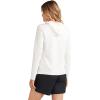Dakine Womens Mission Loose Fit Long Sleeve Rashguard Crew, Surf White, X-Large