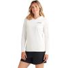 Dakine Womens Mission Loose Fit Long Sleeve Rashguard Crew, Surf White, X-Large