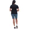 Dakine Womens Syncline Short Sleeve Jersey Top – Lightweight 4-Way Stretch Bike Tee(Black)