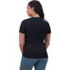 Dakine Womens Syncline Short Sleeve Jersey Top – Lightweight 4-Way Stretch Bike Tee(Black)