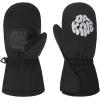 Dakine Youth/Toddler’s Brat Mitts(BLACK/GLACIER GRAY)