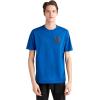 Men’s Premium Lightweight Global Waves Short Sleeve T-Shirt(Ultramarine Blue)
