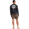 Mission Loose FIT Long Sleeve Rashguard SURF Shirt Crew(Black)