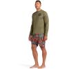 Mission Loose FIT Long Sleeve Rashguard SURF Shirt Crew(Olive)