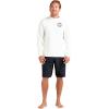 Mission Loose FIT Long Sleeve Rashguard SURF Shirt Crew(Surf White)