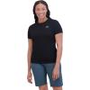 Dakine Womens Syncline Short Sleeve Jersey Top – Lightweight 4-Way Stretch Bike Tee(Black)
