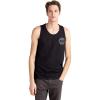 Men’s Premium Lightweight Global Waves Tank(Black)