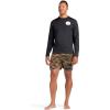 Mission Loose FIT Long Sleeve Rashguard SURF Shirt Crew(Black)