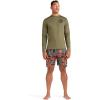 Mission Loose FIT Long Sleeve Rashguard SURF Shirt Crew(Olive)