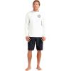 Mission Loose FIT Long Sleeve Rashguard SURF Shirt Crew(Surf White)