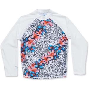 Dakine Girls Classic Long Sleeve Rash Guard(Plumeria Lei)
