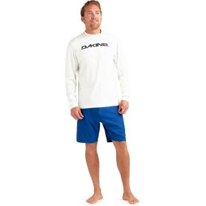 Dakine Men’s Roots Loose FIT Long Sleeve Rashguard SURF Shirt Crew(Surf White)
