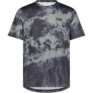 Dakine Mens Syncline 2.0 Short Sleeve Bike Jersey – Air-mesh Fabric, Wicking & Odor Control(Dark Waves)