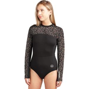 Dakine Womens HD Surf Suit Long Sleeve Rashguard, Momentum, Small