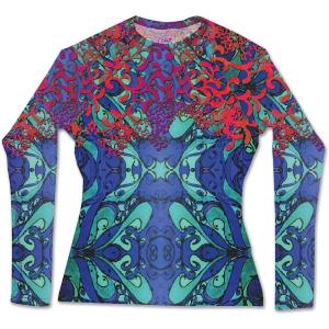 Dakine Womens Maira Long Sleeve Rashguard Coral Reef MD