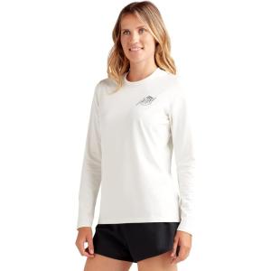 Dakine Womens Mission Loose Fit Long Sleeve Rashguard Crew, Surf White, X-Large